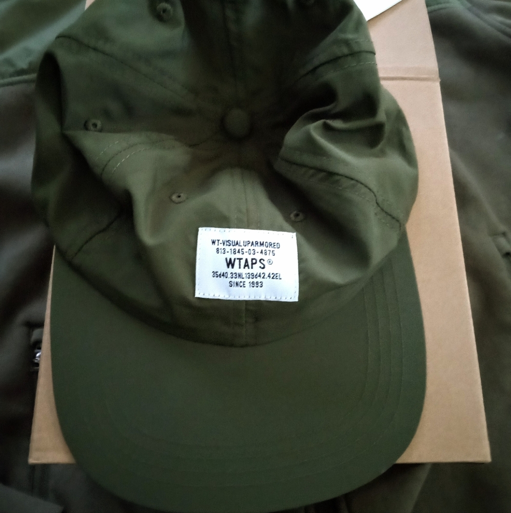 Military green WTAPS Uparmored OS unisex adjustable snap back